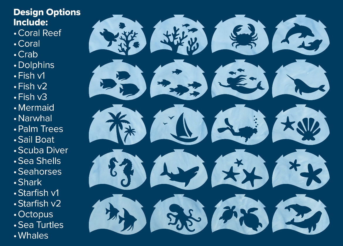 Beachy ornaments sea animals