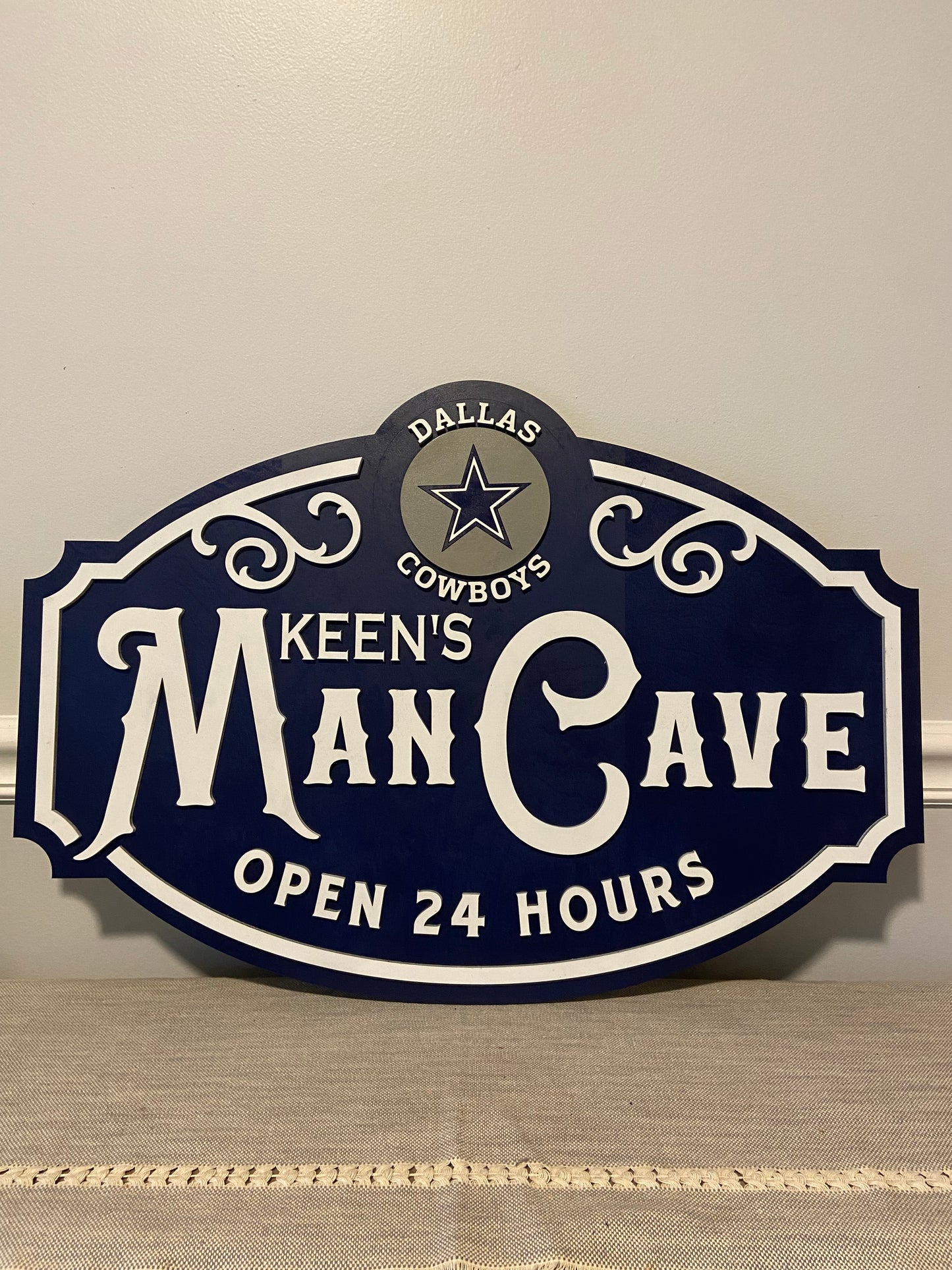 Customizable man cave sign