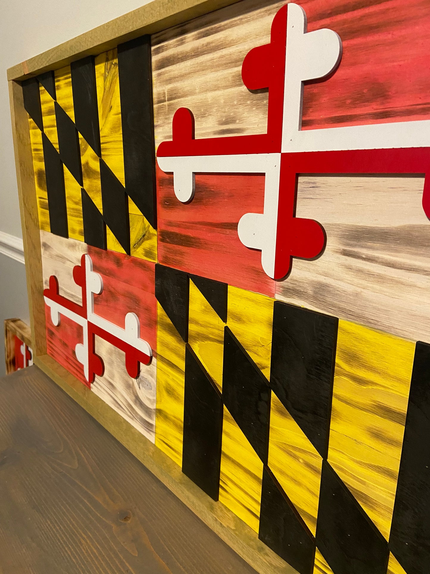 3D Maryland flag