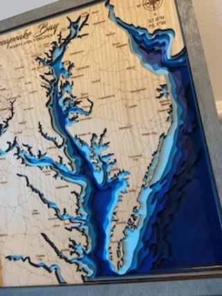 Chesapeake Bay Layered Map
