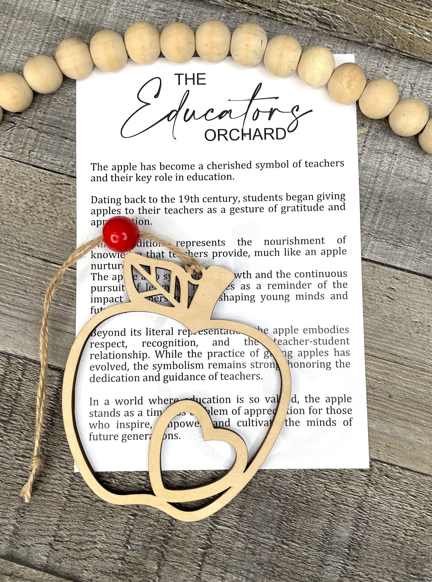 The educator Orchard Ornament