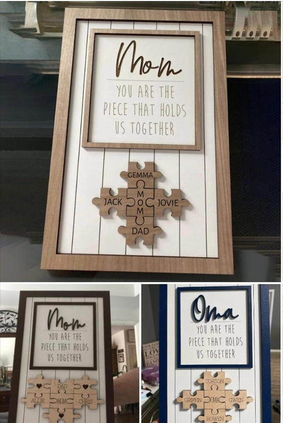 Mom Puzzle frame