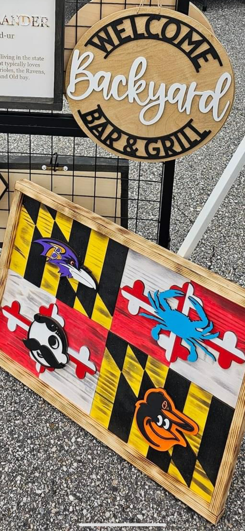 Ravens & O’s Maryland flag