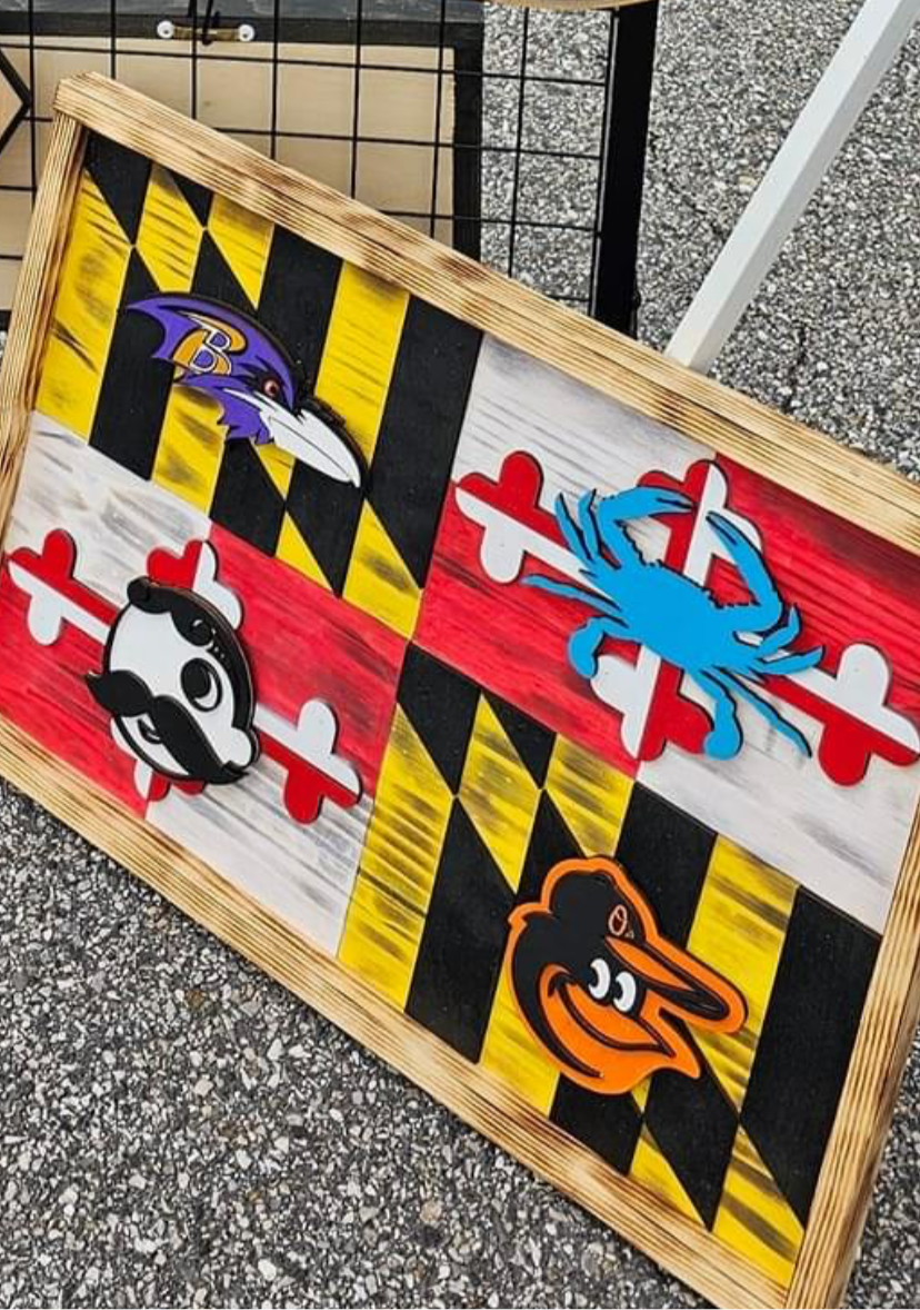 Ravens & O’s Maryland flag