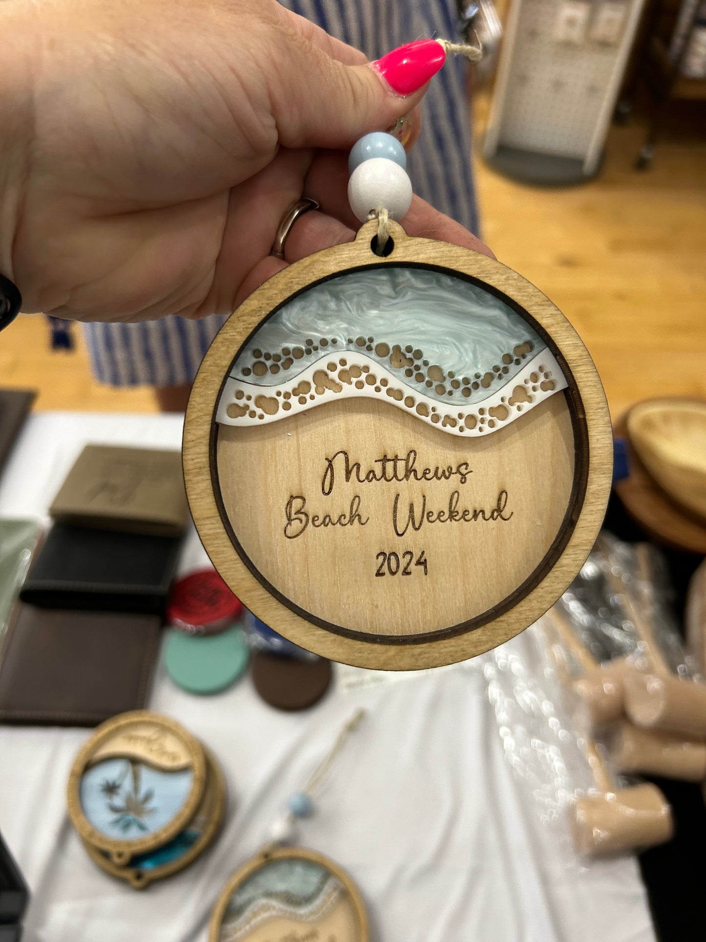 Beachy Water ornament