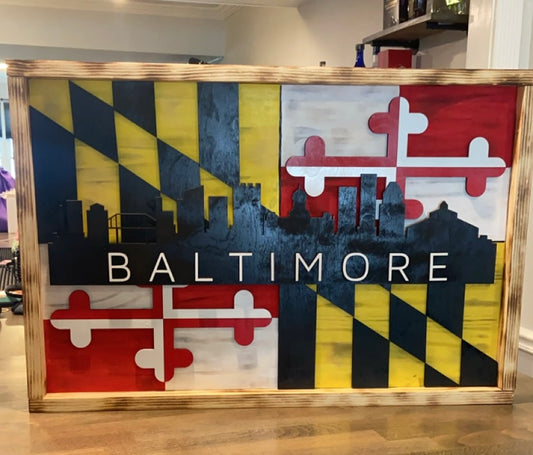 Baltimore Maryland flag