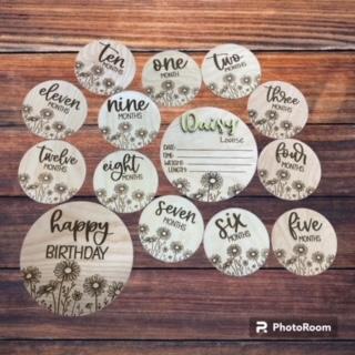 Baby stat and milestone markers