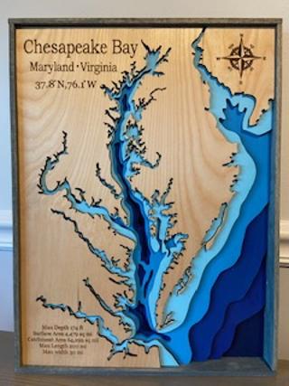 Chesapeake Bay Map No Cities