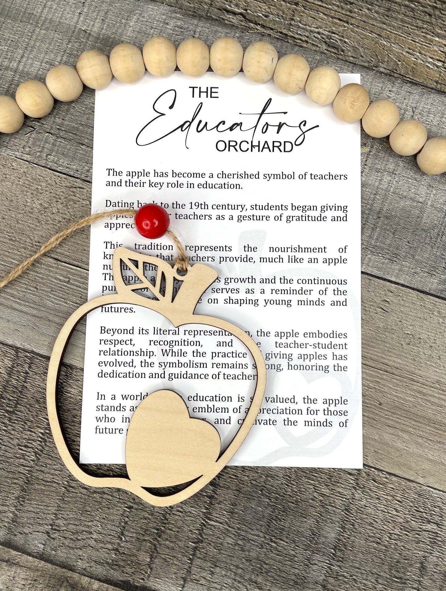 The educator Orchard Ornament