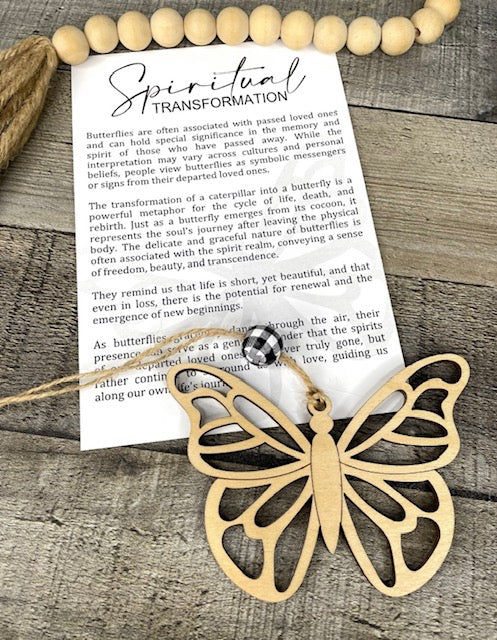 The Spiritual Transformation Butterfly Ornament